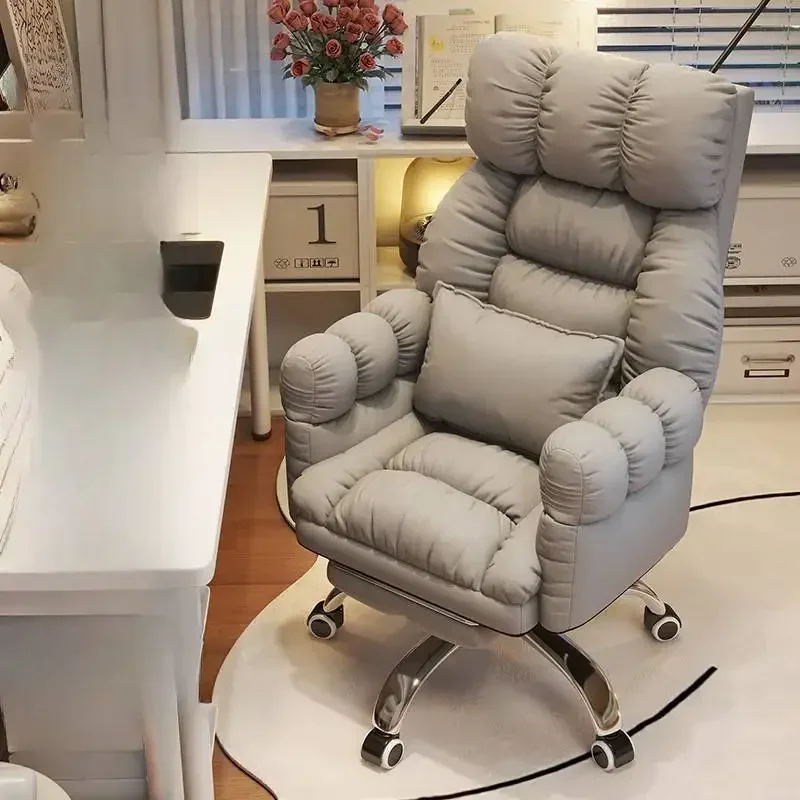 Elegant Luxury Office Chair Armrest Support Nordic Relaxing Design Gaming Chairs Recliner Computer Chaise Gamer Furniture Home