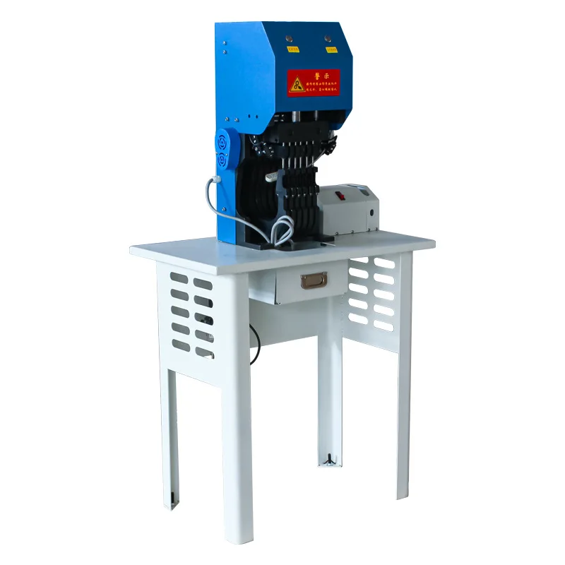 

Automatic upper punching machine 1 time 6 holes Adjustable spacing Accurate positioning