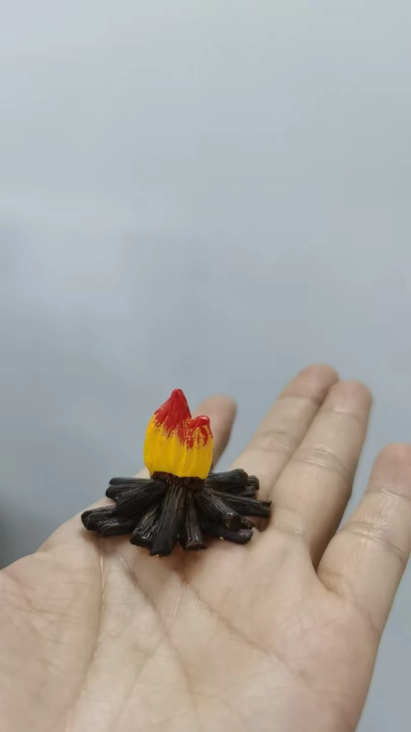 mini resin figure mental psychological sand table game box court therapy campfire model