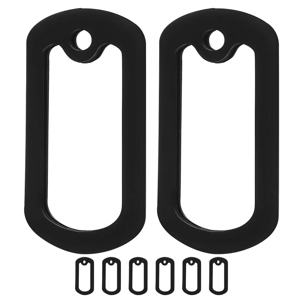

8Pcs Dog Tag Protector Silicone Cover Noise Silent Pet Id Tag Silencers Replacement Rings Pet Supplies Silicone Ring