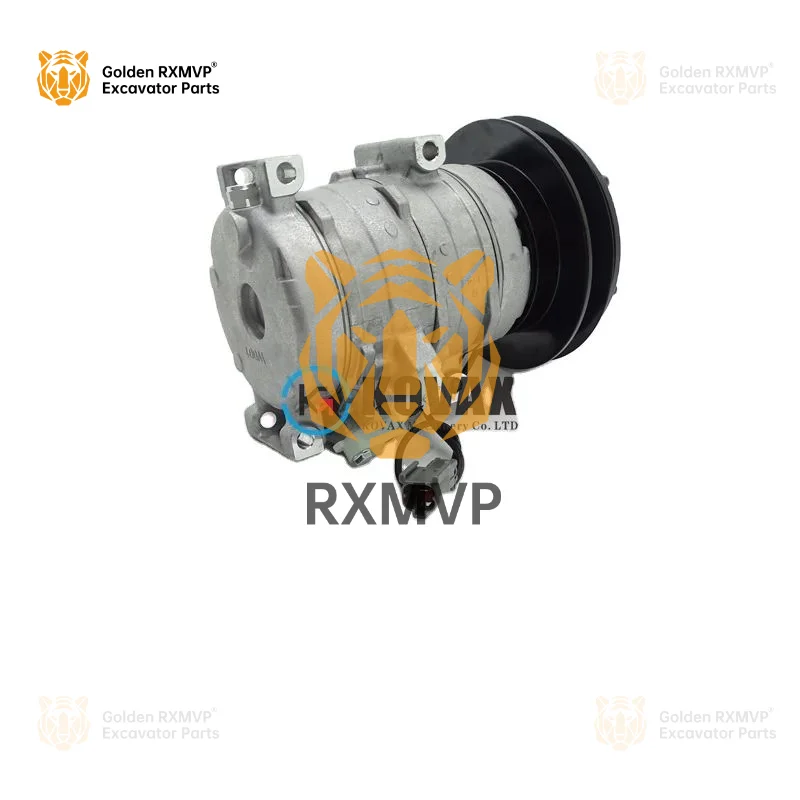 For 20y-979-6121 Komatsu Pc200-7 Pc220-7 Air Conditioning Compressor Excavator Conditioningexcavator