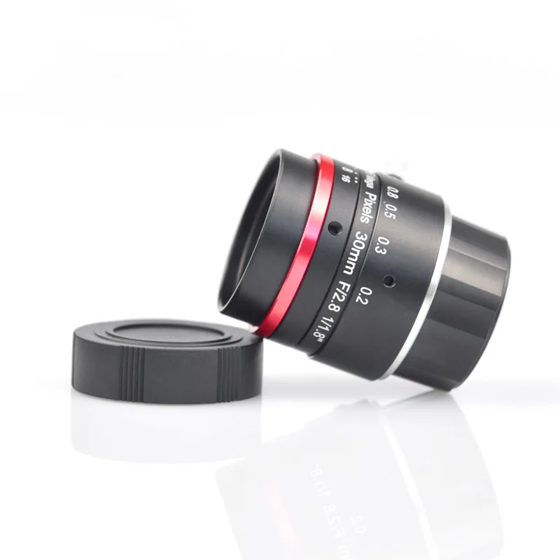 Lente de Câmera Industrial Vision, Lente de Alta Definição, Distância Focal, 6 Megapixels, 30mm, 18FA3028-6MP