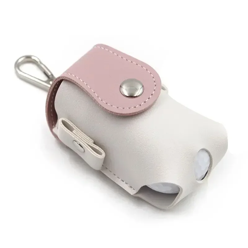 Mini bolsa de protección portátil para pelota de Golf, llavero colgante para la cintura exterior, bolsas de cintura pequeñas de colores