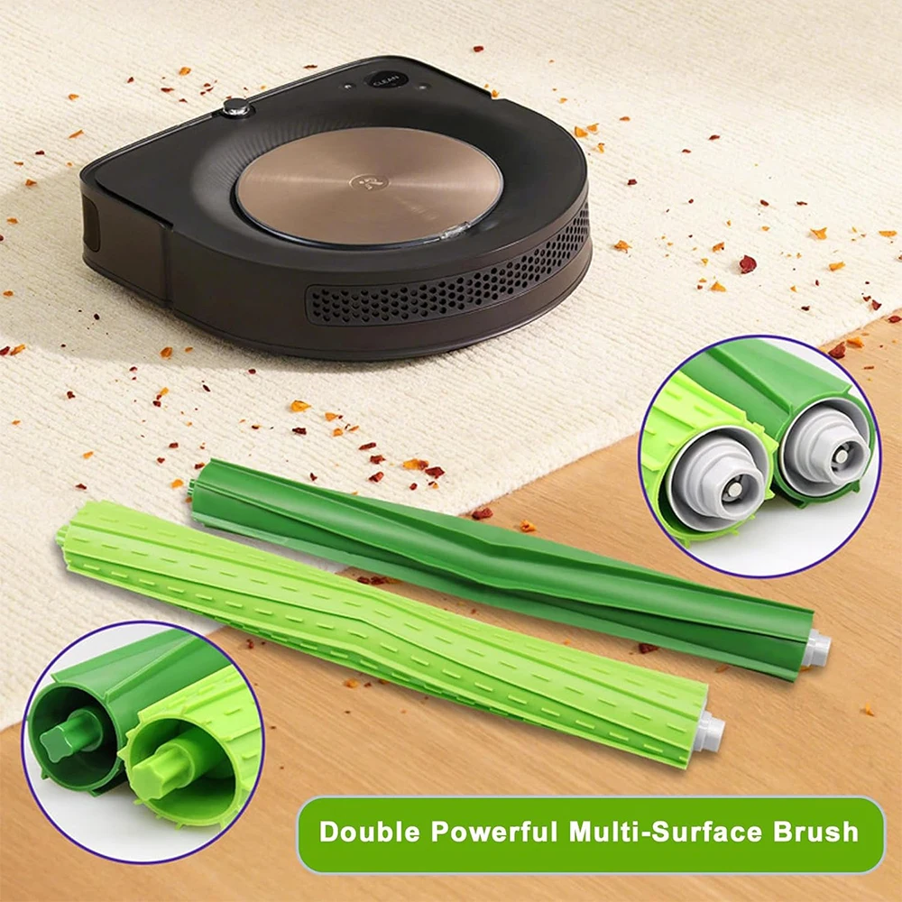 Main Roll Side Brush Dust Bag Spare Parts For iRobot Roomba S9 9150 S9+ Plus Robot Vacuum Cleaner, Replacement Accessories