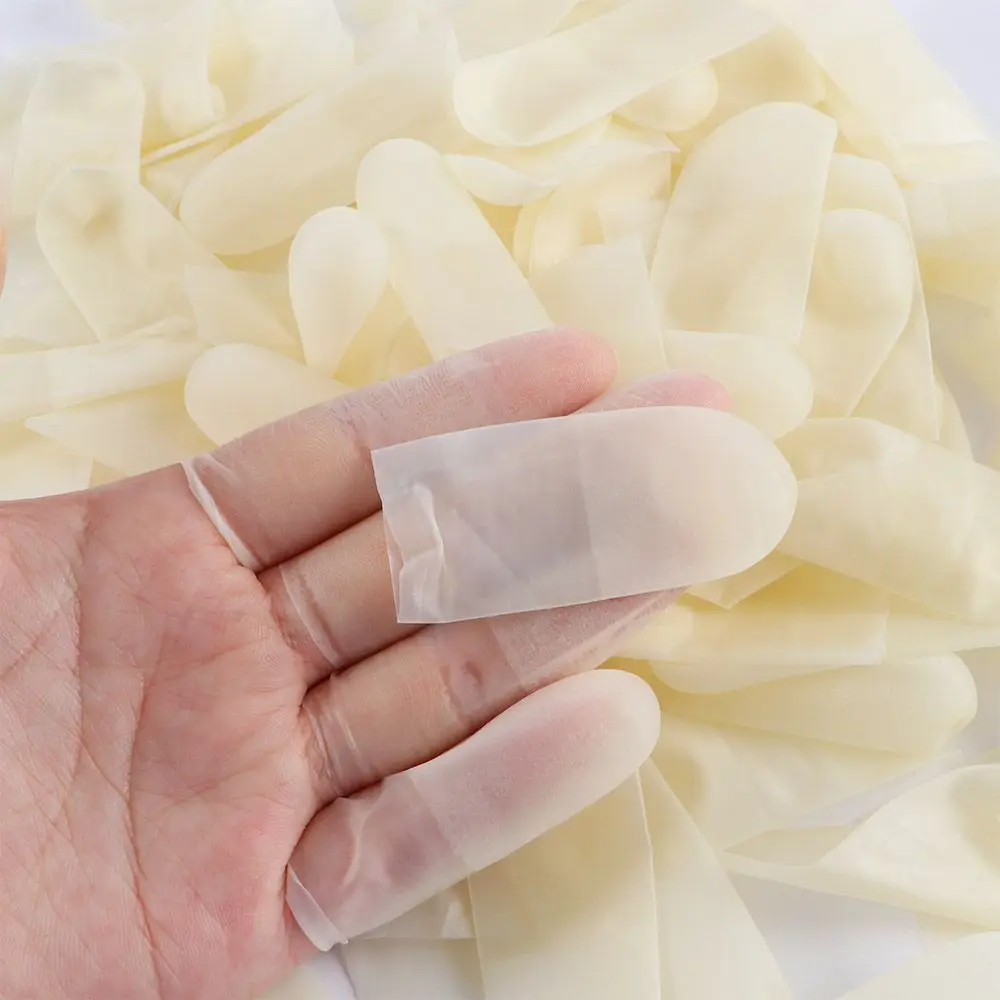 

Counting Antistatic Latex Fingertip Protection Disposable Protective Finger Cots Work Finger Cots