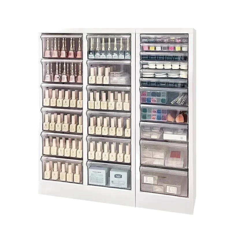 

Storage nail polish glue drawer locker baking mold data cabinet