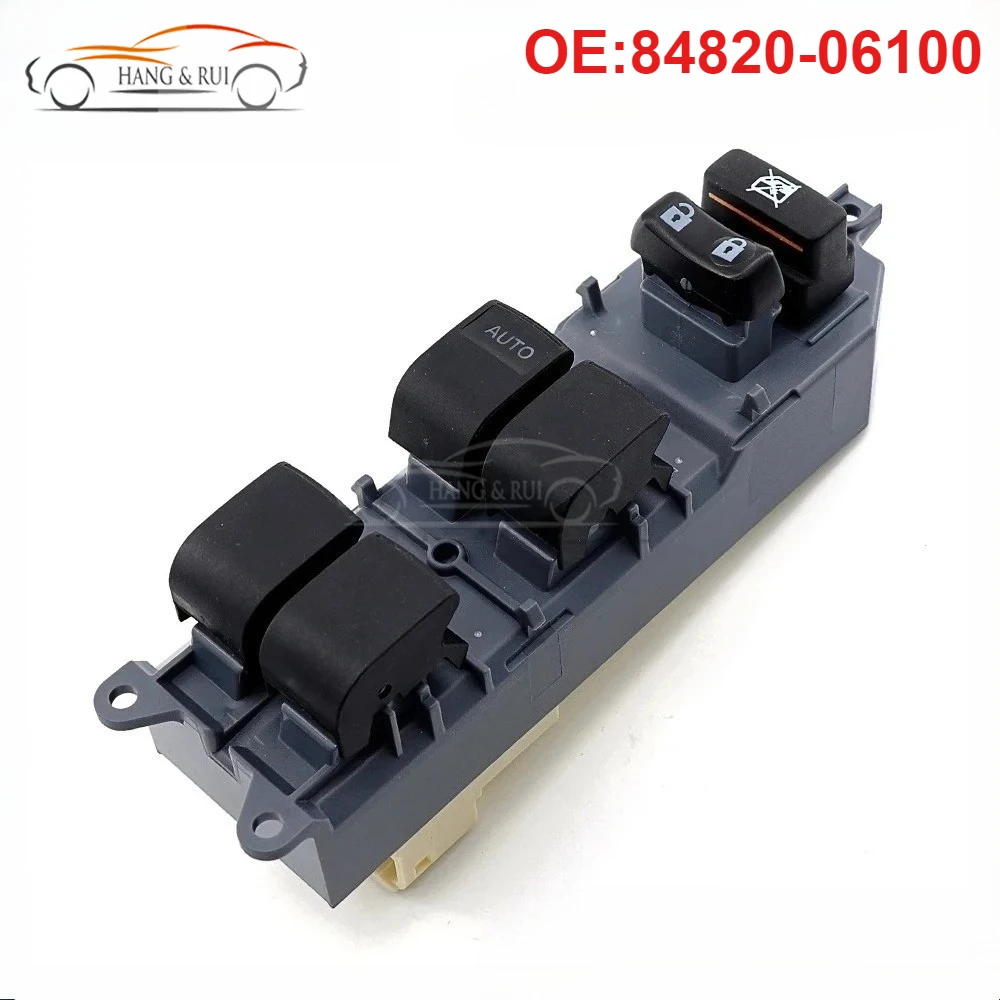 84820-06100 Master Power Window Switch For Toyota Contro RAV4 Camry Corolla Auris Urban Cruiser