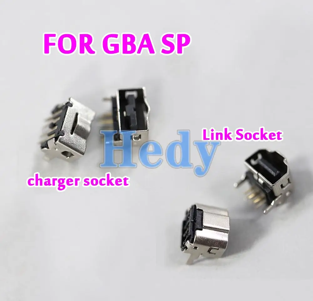 3pcs Charging Port Link Connector Plug Connect Port Jack For Nintendo Gameboy Advance GBA SP Console Link Socket