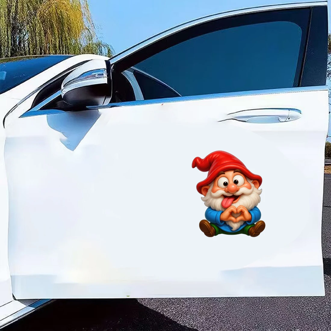 Three Ratels CD22 Happy Forest Dwarfs Cartoon Wall Stickers for Home Decoration Computer decals Car Stickers
