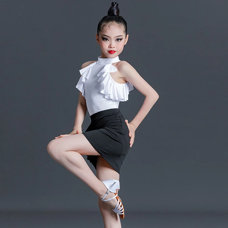 Specially designed Latin costumes for children, fashionable and practical Latin dance costumes, high-end competition performance