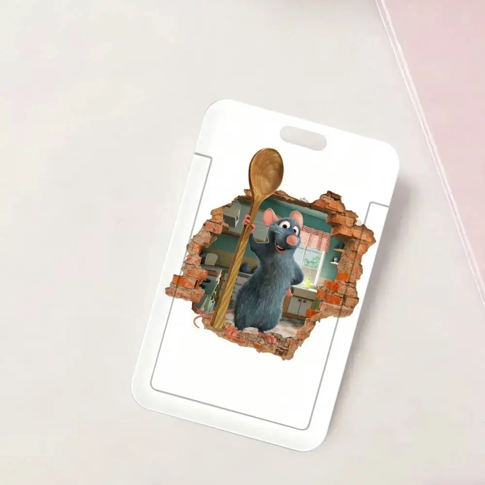Film R-Ratatouille Kartenhalter mit Umhängeband, Anhänger, Türausweishalter, Schlüsselanhänger, Arbeitsausweishülle, Geschenk – Detail 7