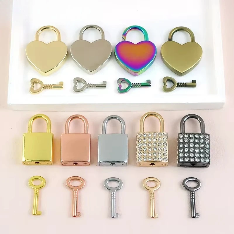 1-5Sets Deepeel Metal Lock Buckle for Handbag Purse Turn Twist Clasp Wallet Closure Snap Locks Decoration Hardware Accessories