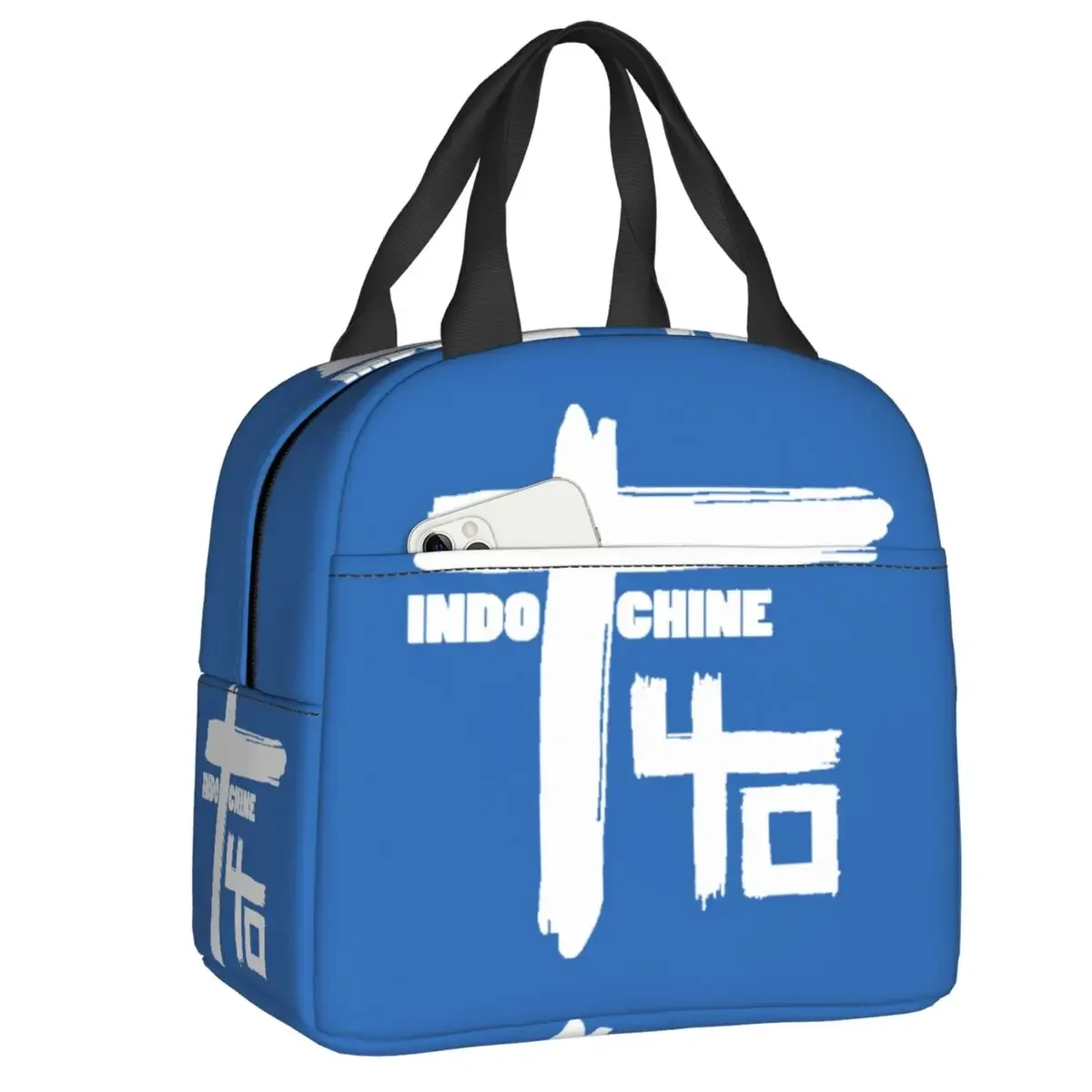 

Indochine Insulated Lunch Bag for Women Men Portable Pop Rock And New Wave Thermal Cooler Lunch Box Kids School Children