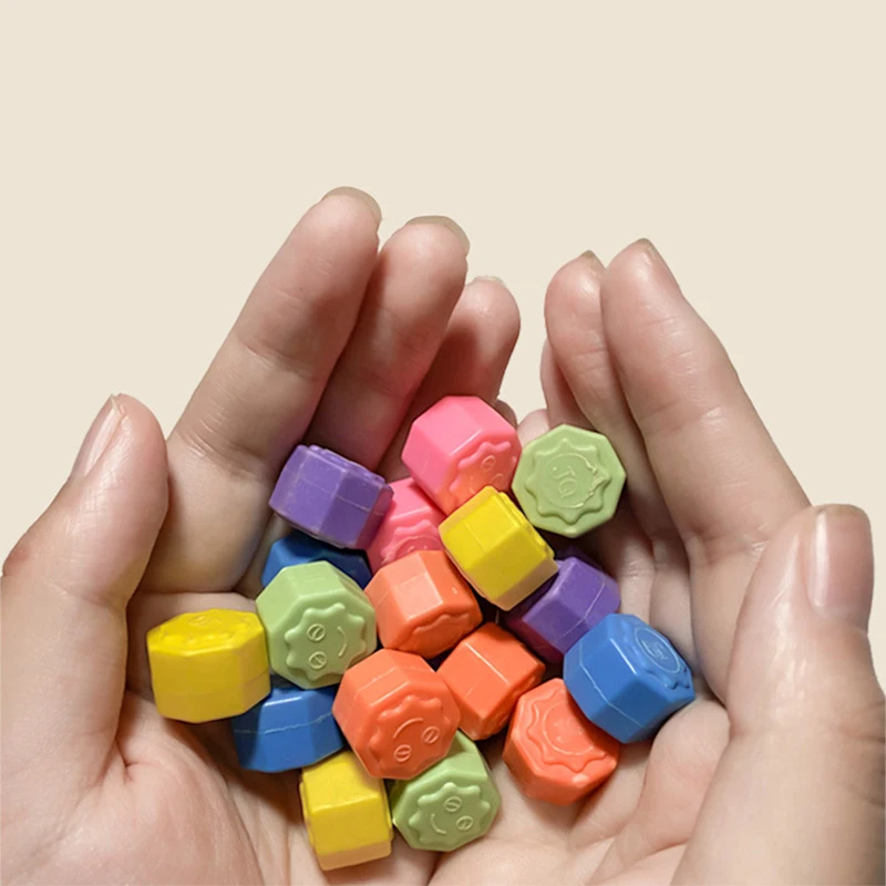 6pcs Stone Game Set Classic Play Party Game Desktop Gonggi Game  New Childhood Nostalgic Stone Grabbing Toy for school students