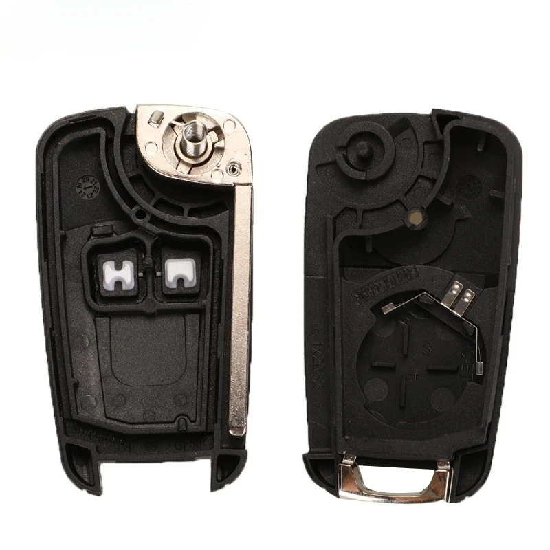 Flip Remote Car Key Shell For Chevrolet Cruze Epica Lova Camaro Impala Fit Astra J Corsa E Insignia Zafira C 2 3 4 5BT