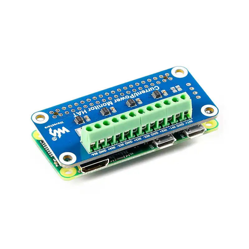 

Raspberry Pi Current Voltage & Power (Power Consumption) Monitor 4 channels Built-in ADC I2C interface