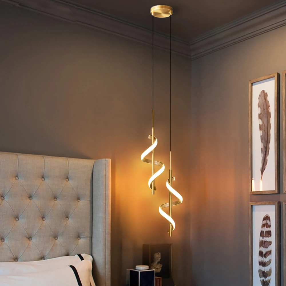 

Modern Creative LED Pendant Light Home Indoor Hanging Lighting For Bedroom Bedside Lights Dining Room Decor Pendant Lamp Lustre