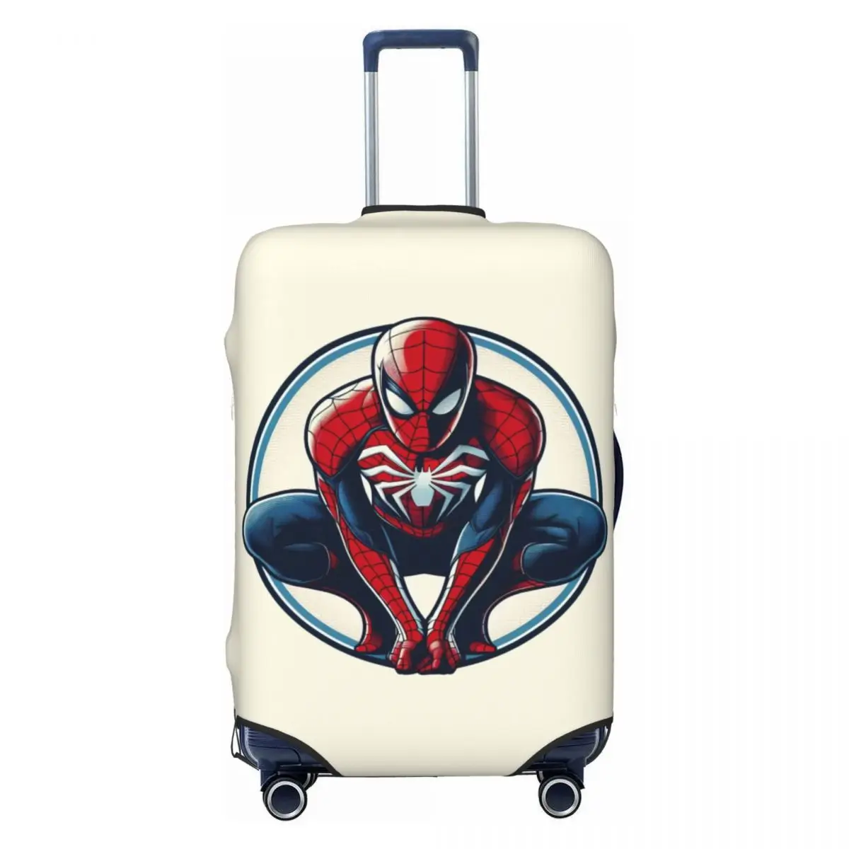 

Custom Funny Spider Man Cartoon Superhero Luggage Cover Protector Elastic Travel Suitcase Covers