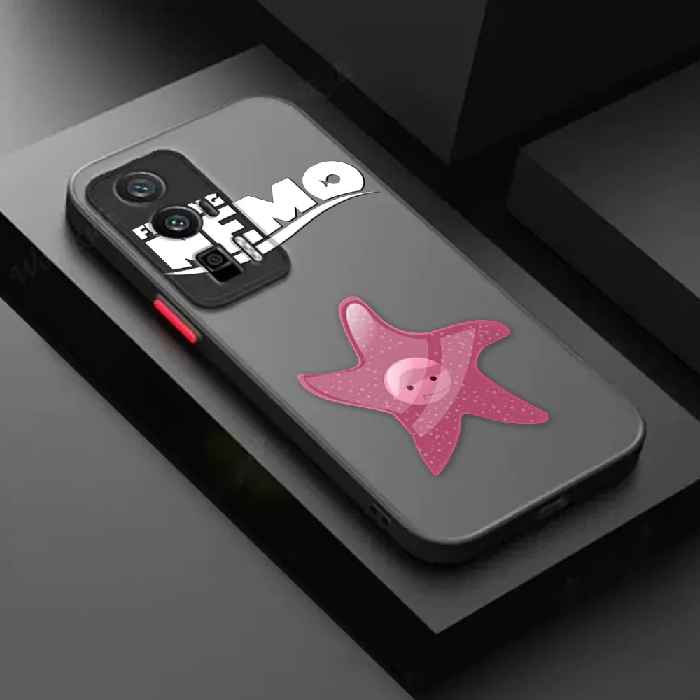 حافظة هاتف لهاتف Redmi Note 10 Lite 10s 8t 8 9a 9c 9t 10c 9i 10a 14c Mi 14 10t العثور على نيمو لؤلؤة ماتي غطاء شفاف متجمد