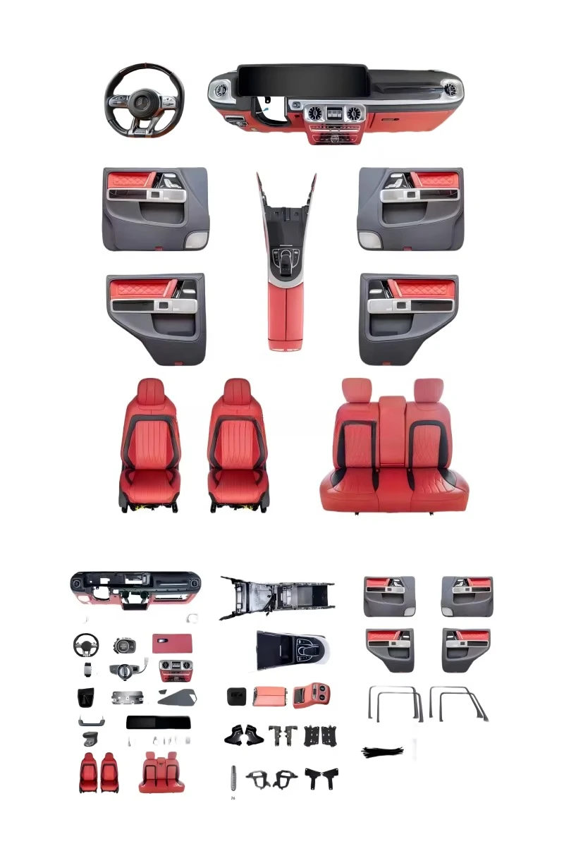 Pièces de réglage de voiture G500 classe G, Kits de décoration intérieure modifiée, Kits de mise à niveau intérieure de chariot classe G/g W463