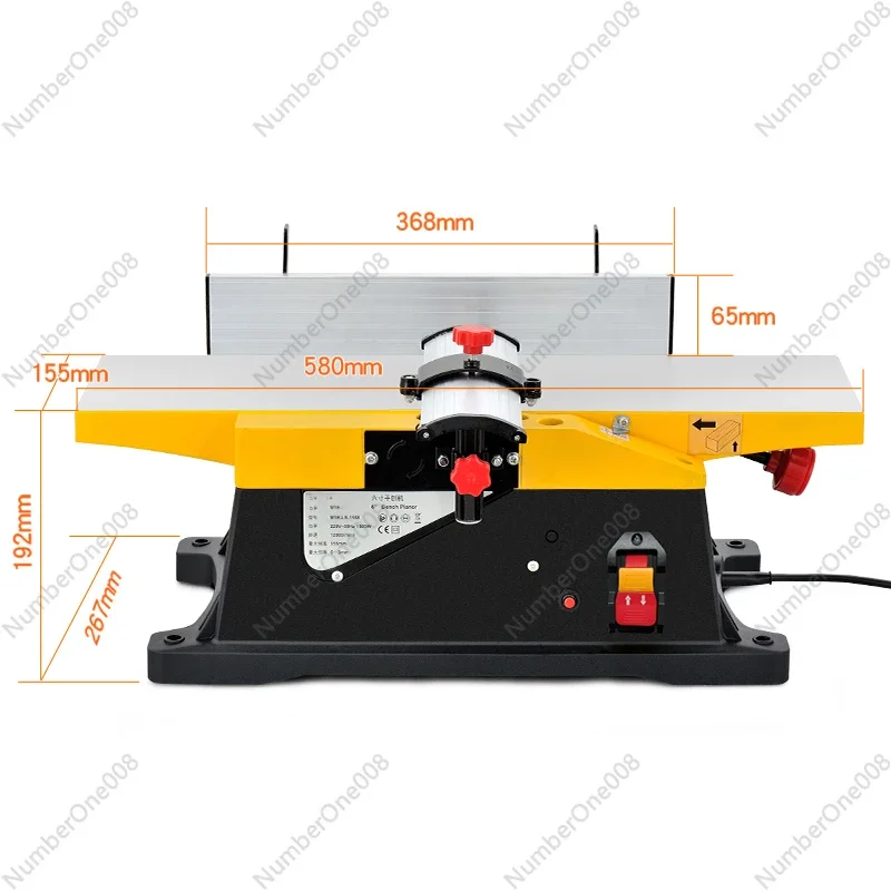 Multifunctional Electric Planer Woodworking Electric Planer Desktop Power Tools Small Household Power Tools  Wood Carving Center