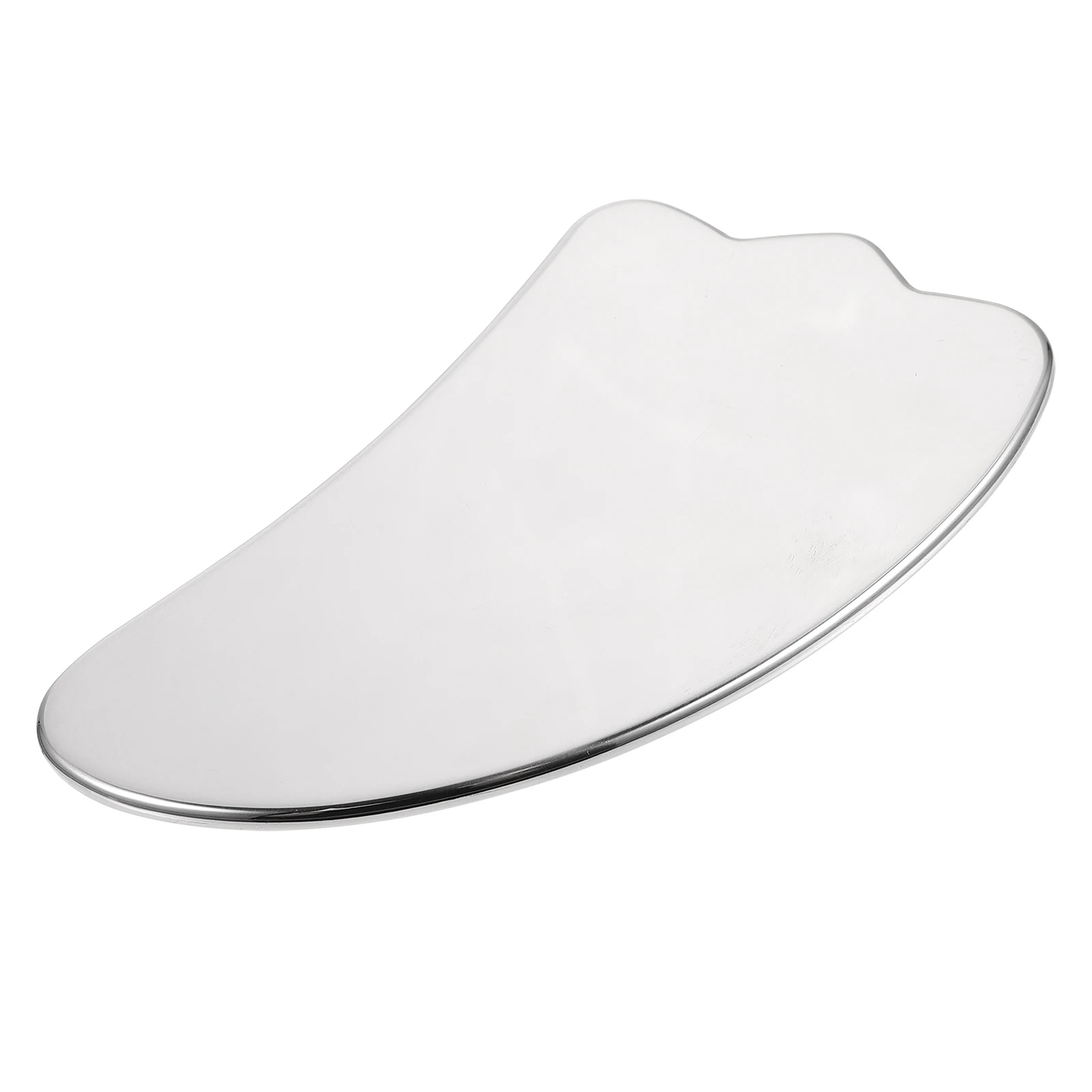 

1pc Facial Massage Gua Sha Board Stainless Steel Scraping Plate For Face Body Pain Relief Tool Skincare Instrument Massage Tool
