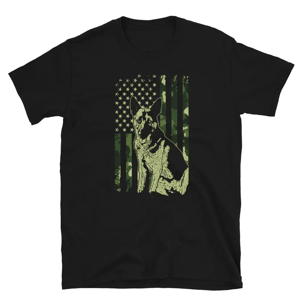 Camouflage German Shepherd T Shirt Camo Shephard Cool Dog S Lover