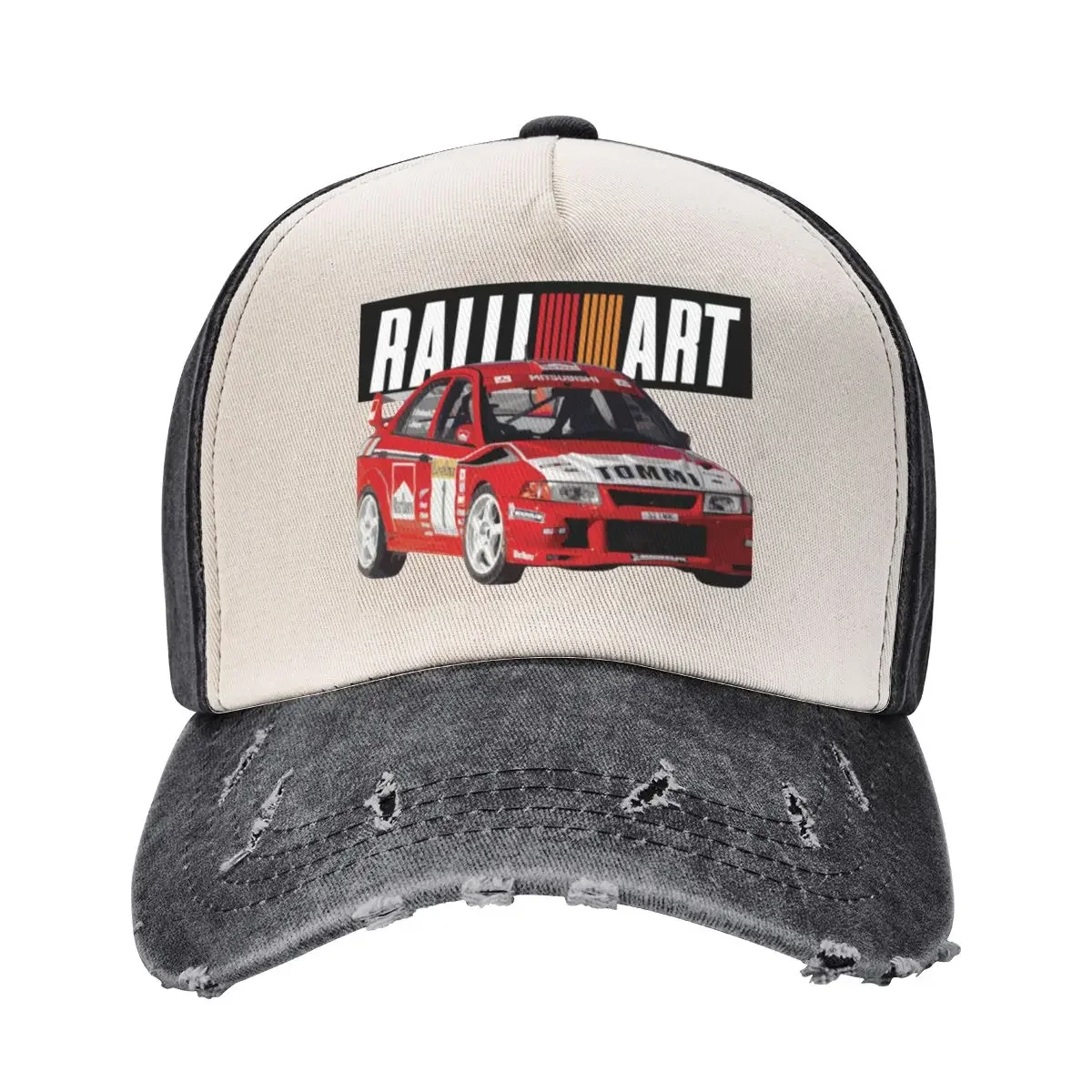 

Evo 6 TME WRC RALLIART Mitsubish Evolution Enkei Tommi Mkinen Baseball Cap Snap Back Hat Anime fun hats Men Caps Women's