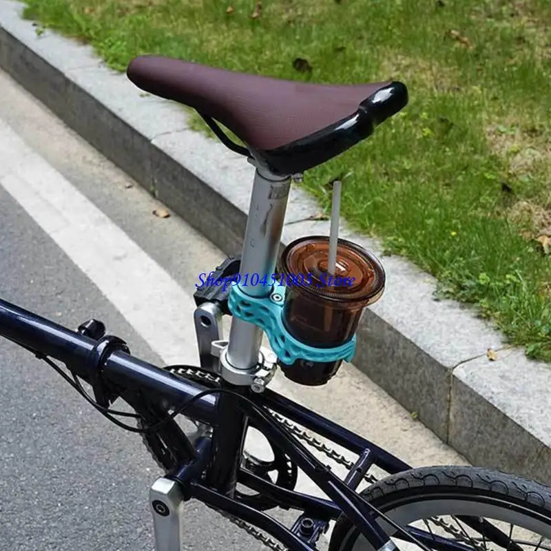 77HC Cup Rack for Daily Bike Use and Regular Cycling, Fast-Entry Drink Mount with Grip Insert and Frame Form