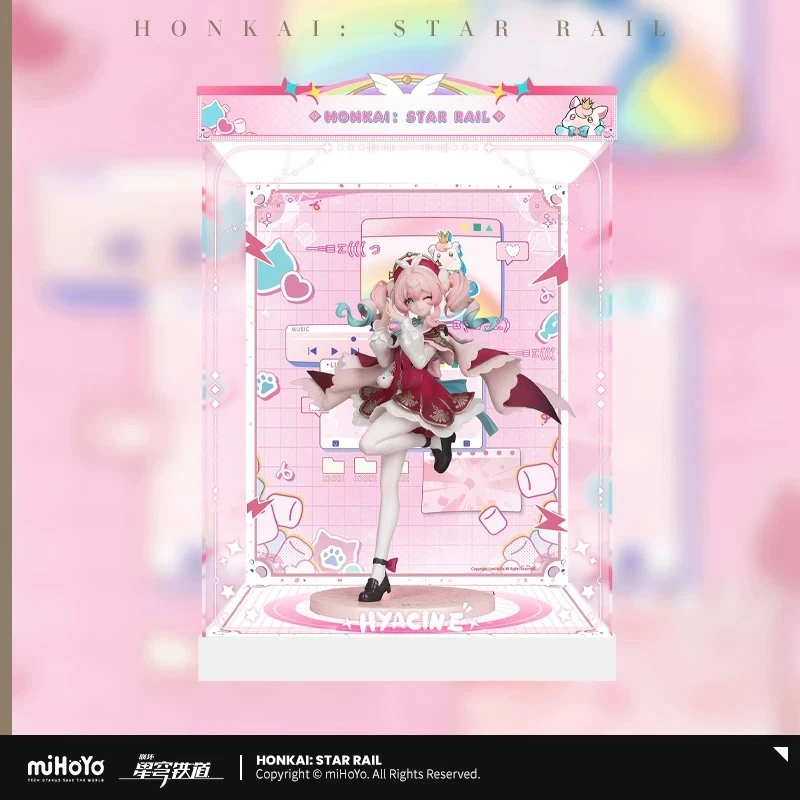 Pre Sale miHoYo Official Genuine Honkai Star Rail Hyacine 1/8 Figurine Display Box (Not A Figure) Ornaments Cosplay Anime Game