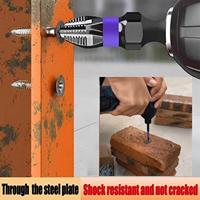 Magnetic Screwdriver Drill Bit Set 6 Pieces Screwdriver Bits for Drill Anti-Slip Precision Multipurpose Extractor for Automotive