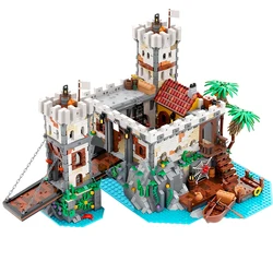 BuildMOC Empire Soldiers House Barracudaed Bay Building Block Eldorado Fortress Piratess Island Imperial Fortified Outpost Toy