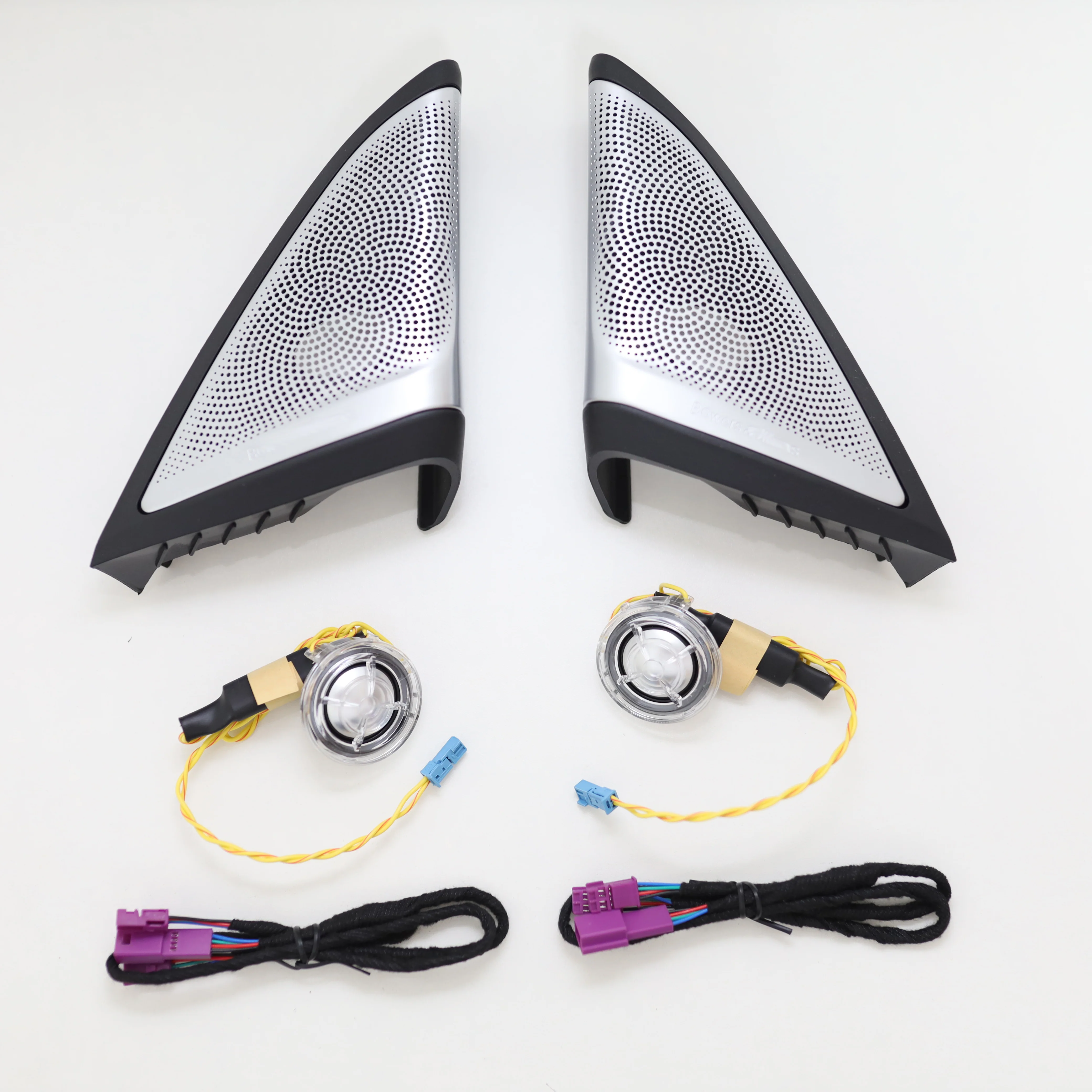 LED Speaker Cover For BMW G30 New 5 Series Car Midrange Tweeter Music Stereo Horn Ambient Light Illuminate Refit Loundspeakers