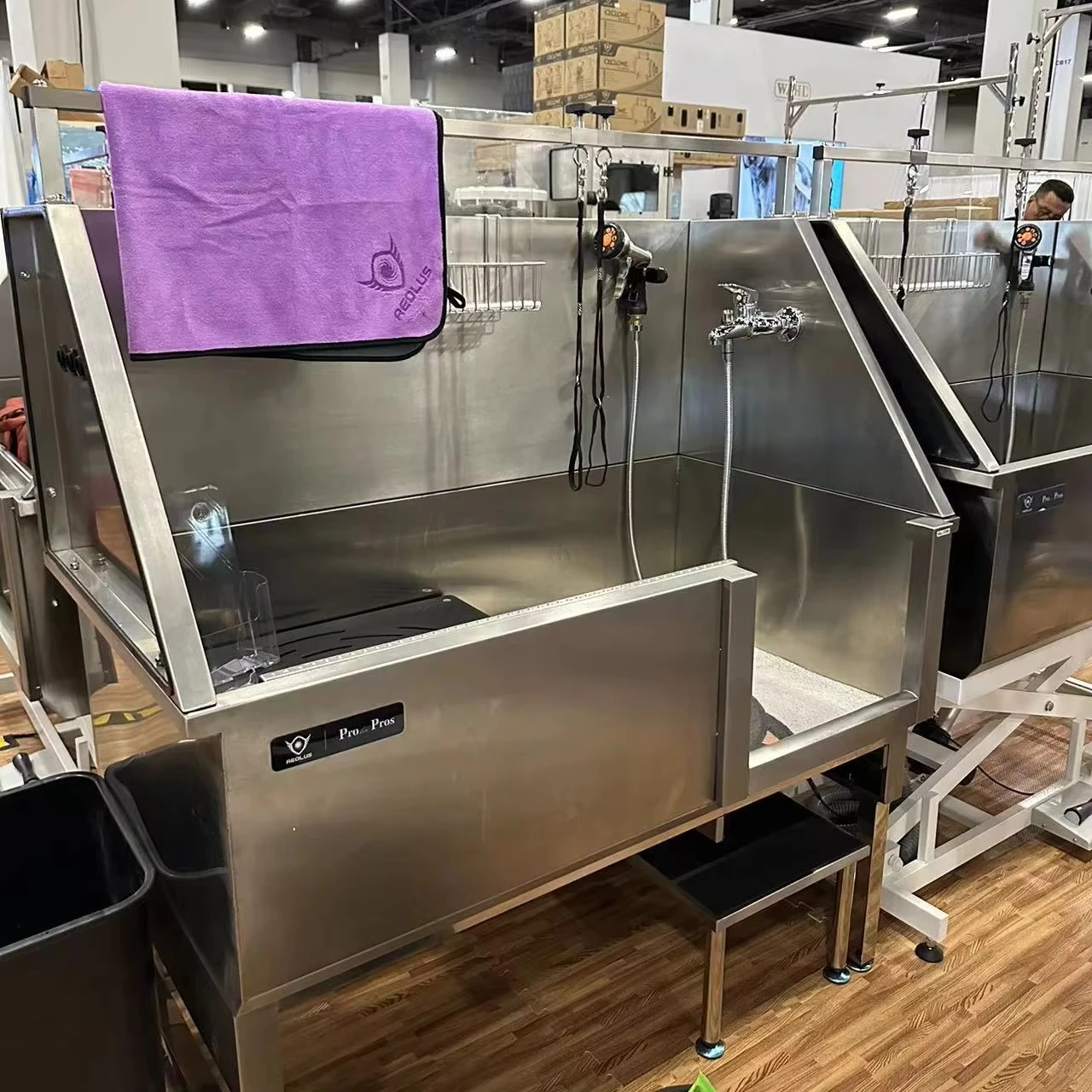 

Dog Washing Station Pet Salon Multifunction Stainless Steel Pet Bathtub Big Dog Grooming Bath Tub Cat Bathtub