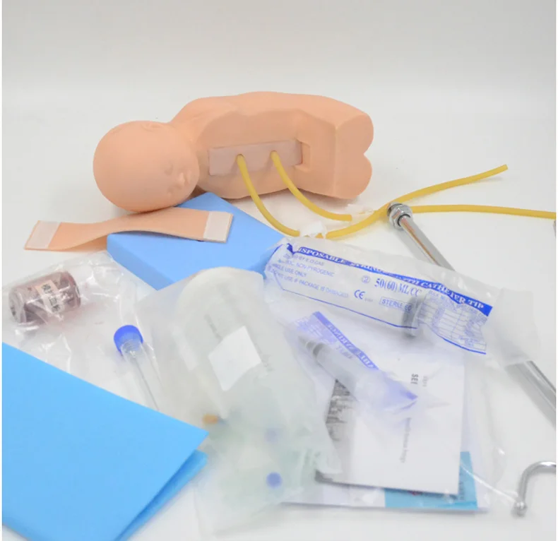 Teaching Model,Baby Lumbar Puncture Model, Teaching Aids for Doctors Nurses Students Practice, 1:1 Simulation Dummy Training