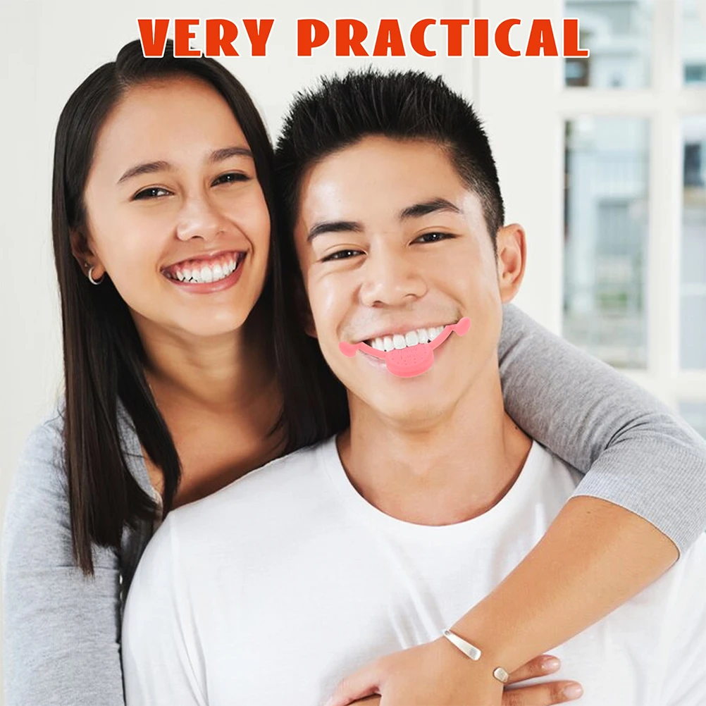 

2pcs Smile Trainer Device Dimple Maker For Cheeks Adjustable Mouth Muscle Trainer Facial Exerciser Firming Face Massager