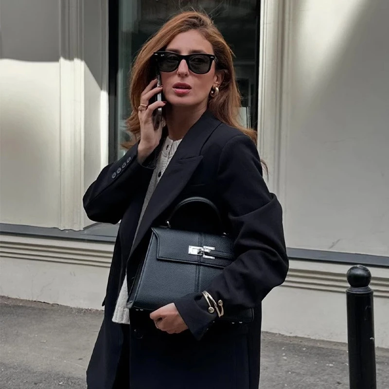 

JW PEI Trapezoidal Bag, New Style, Genuine Leather, Women's Bag, High-End, Versatile, Crossbody Bag, Fashionable, Niche Style