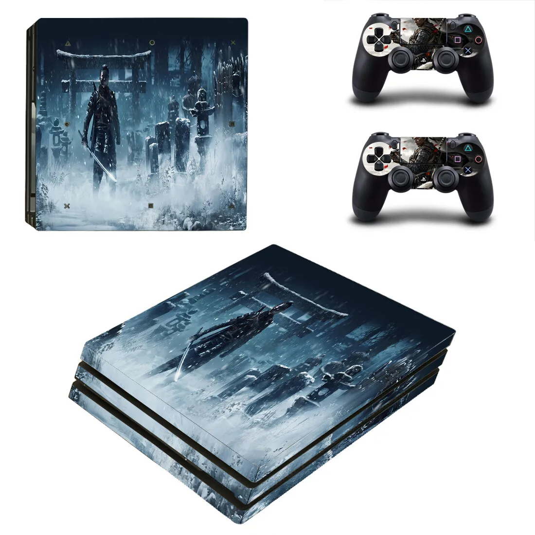 Ghost of Tsushima PS4 Pro Skin Sticker Decal Cover Protector For Console and Controller Skins Vinyl