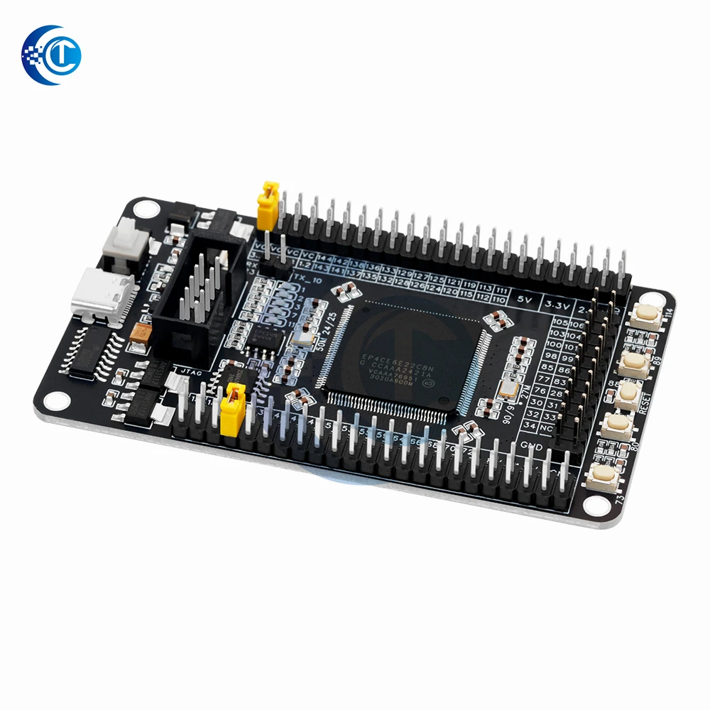 Cyclone IV EP4CE6E22C8N FPGA Development Board (Altera): 2.5V Core – Arduino-Compatible for Prototyping