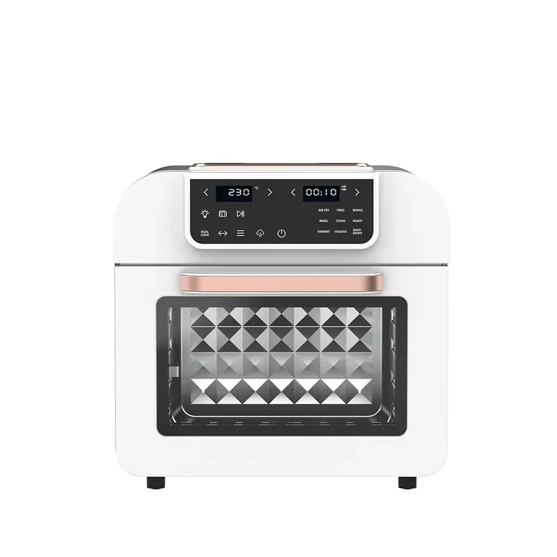 New 16L Household Multifunctional Digital Air Fryer Glass Visual Touch Screen Electric Equipment Oil-free Cooking
