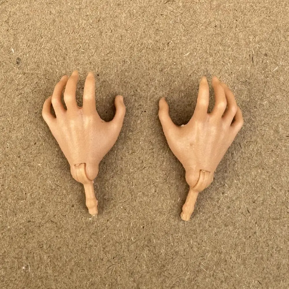 1/6 Original Monster Puppe Ersatz Hände Und Arme Weiß Braun Beige Grün Blau Haut Ton Spielzeug DIY Zubehör – Detail 12