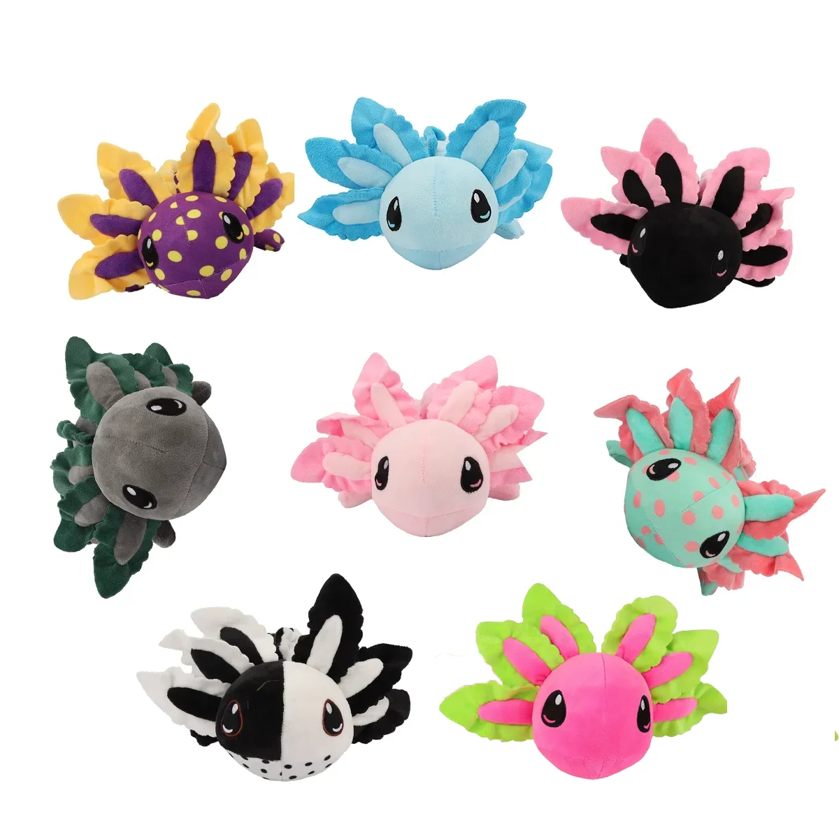 42 سنتيمتر Axolotl ألعاب من القطيفة نابض بالحياة عيون كبيرة سحلية أفخم الدمى محشوة ألعاب حيوانات هدايا أعياد ميلاد للأطفال ديكور المنزل مهرجان الهدايا #3