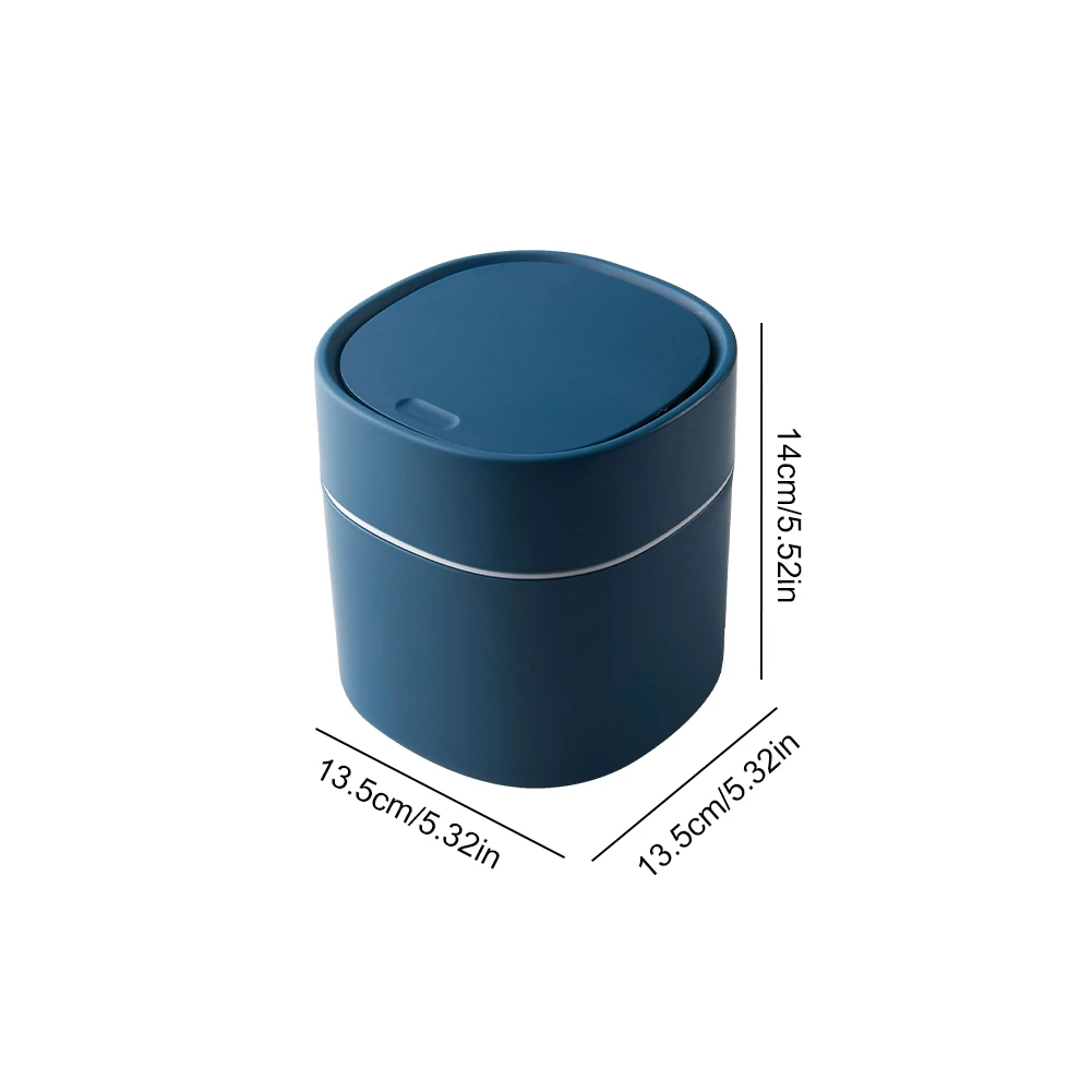 Mini kosz na śmieci z pokrywką, plastikowy kosz na śmieci na biurko, kosz na śmieci w stylu nordyckim, kosz na śmieci z wyjmowaną pokrywką do biura, łazienki, toaletki.