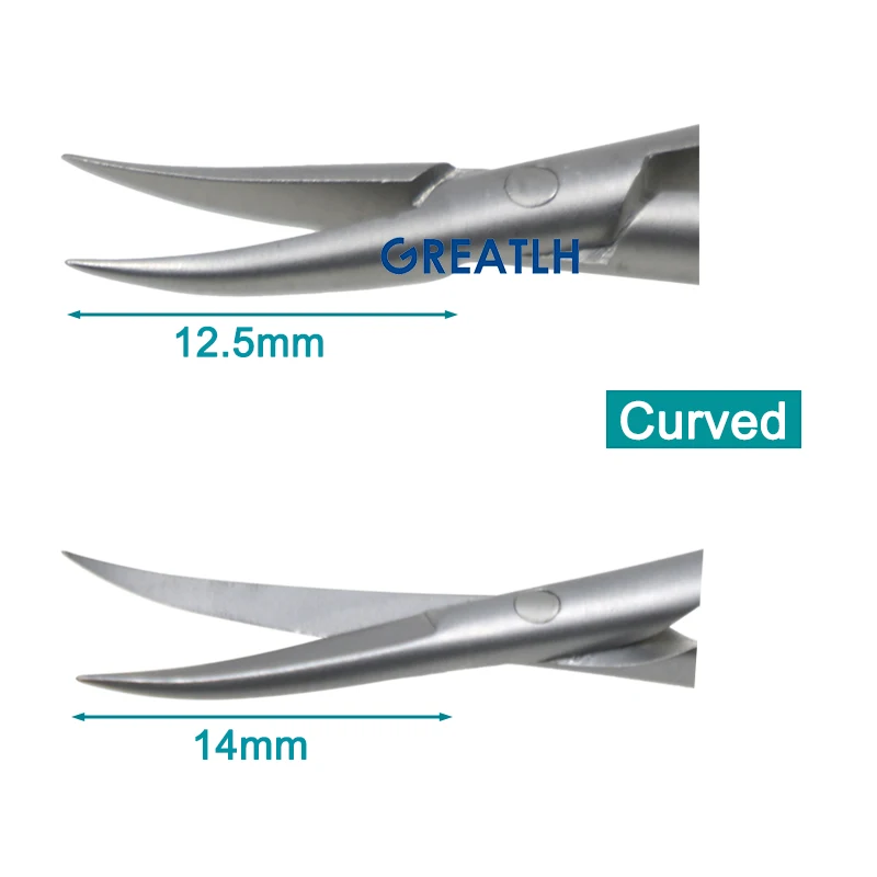 Imagem -03 - Micro Cirurgia Tesoura Suporte da Agulha Pinça Fórceps Desinfecção Bandeja Caixa Ferramentas Oftálmicas Aço Inoxidável