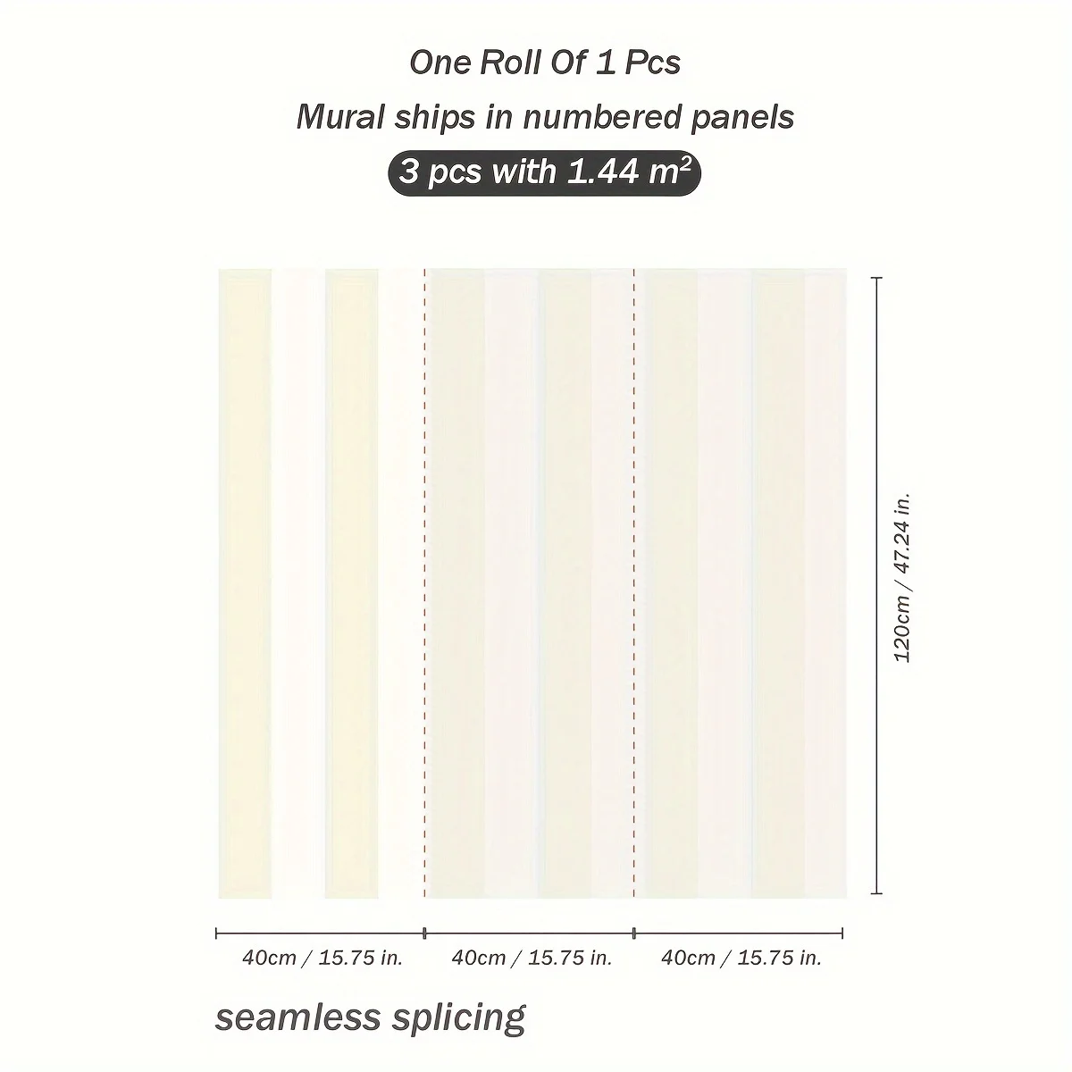 1PC yellow and white stripes pattern wall stickers thickened moisture-proof waterproof wallpaper self-adhesive peelable stickers