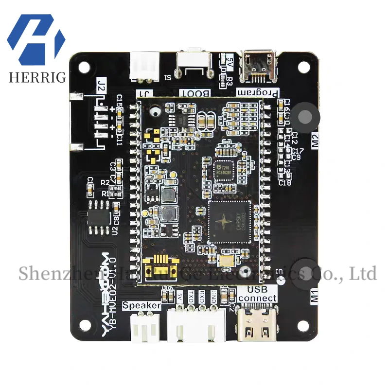 

Intelligent voice interaction module, AI recognition and broadcasting, dual-microphone sound sensor, offline ROS development boa