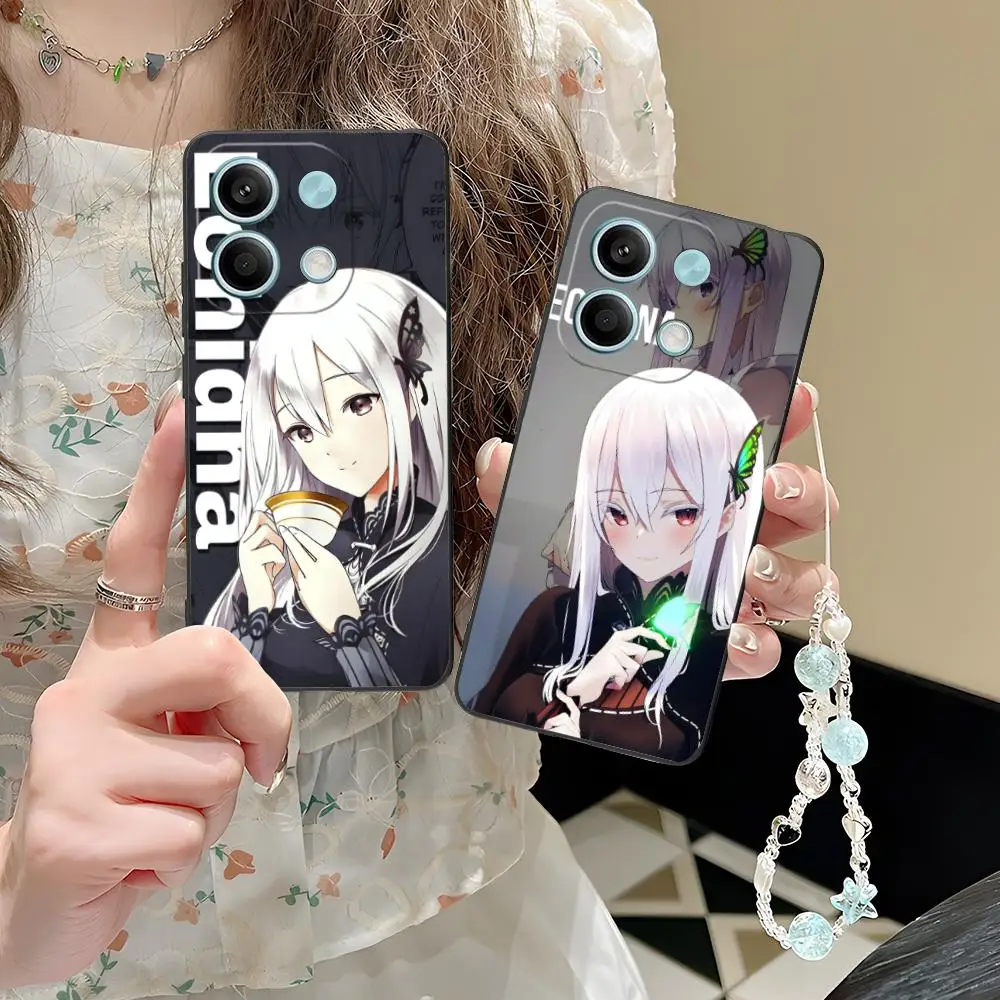 حافظة هاتف محمول ReZero Echidna لهاتف POCO M7 M6 M5 M4 M3 X7 X6 X5 X4 X3 Pro GT 5G غطاء طباعة ملون للهواتف المحمولة فاخرة جدًا #5