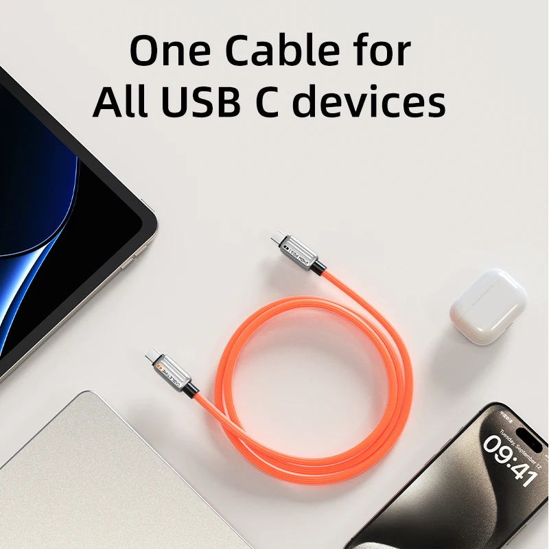 Cavo di ricarica USB C CABLETIME 240W PD3.1 per MacBook Samsung Xiaomi cavo USB C a USB C PD cavo di tipo C a ricarica rapida 48 v5a