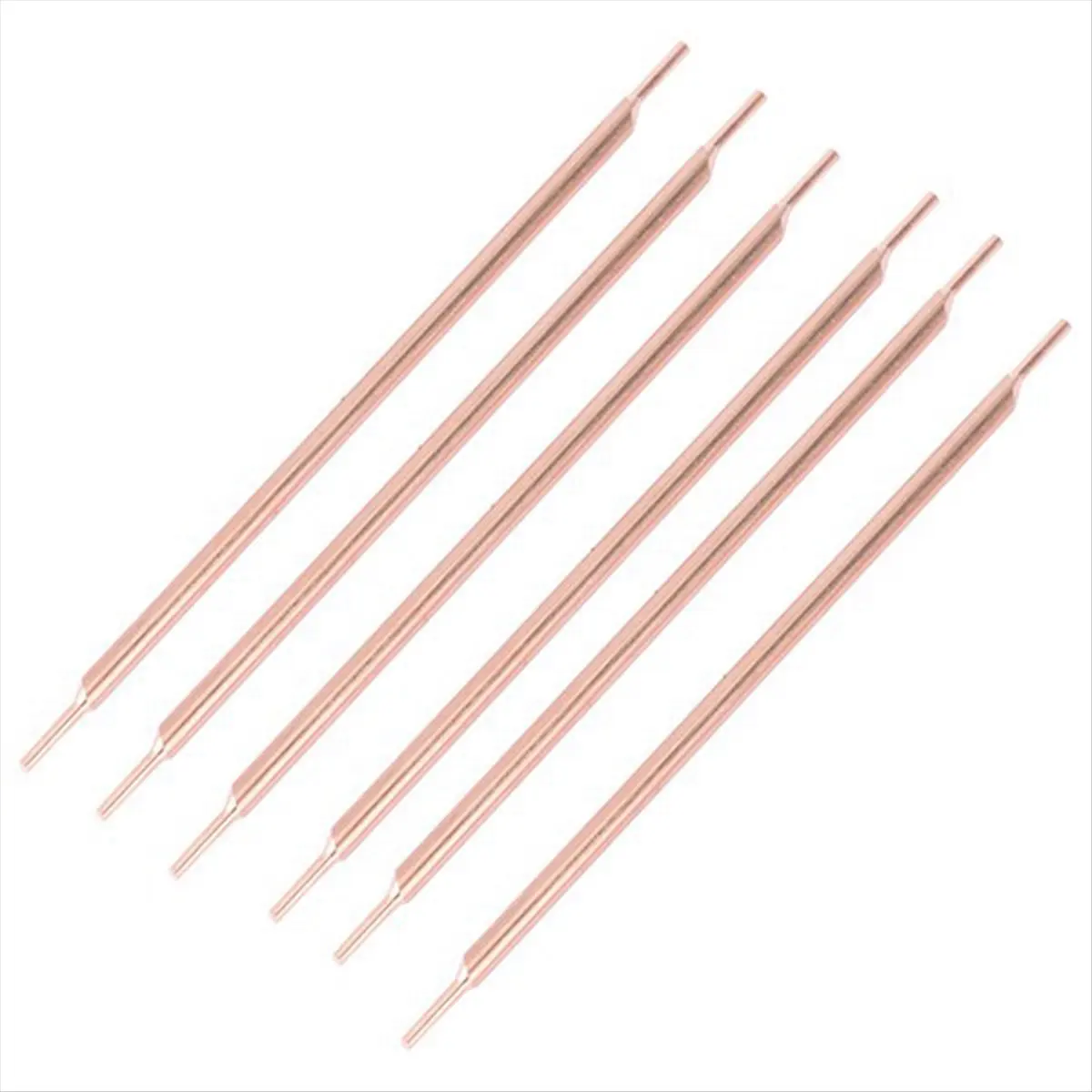 ABJS Dual Head Spot Welding Pin 1.5x3x100mm Alumina Copper Electrode Tip Feet Needle Lithium Battery Welding Machine
