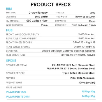 8 最佳銷售 28孔碳纖維輪圈 700c - №8